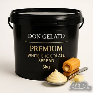 Бял течен шоколад Don Gelato Premium - 3 кг