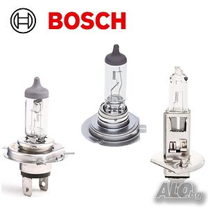 BOSCH Халогенни крушки H1 / H4 / H7