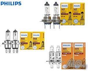 PHILIPS Халогенни крушки H1 / H4 / H7