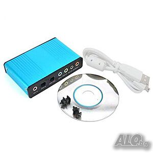 USB професионална дигитална външна звукова карта 5.1 Audio