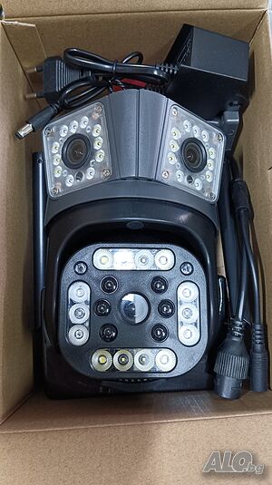 Тройна безжична IP камера с WiFi приложение iCSee 3 по 12MP