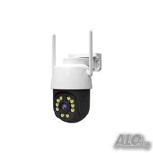 WiFi безжична водоустойчива камера iCSee, цветно нощно виждане, въртяща цена при поръчка на 2бр и по