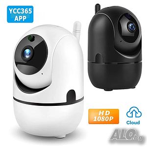 WiFi безжична IP камера бебефон FULL-HD 1080P нощно виждане iCSee YCC365plus