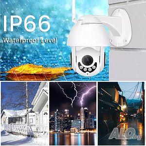 Въртяща се WiFi безжична IP камера 2MP FULL-HD 1080P нощно виждане