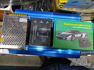 Захранвания за LED, захранващ блок, адаптер преобразовател, инвертор 24V-12V 5A 10A 20A 30A