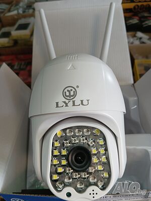 WiFi безжична камера 5MP iCSee цена при поръчка на 2бр и повече, нощно виждане, въртяща