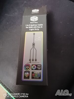 Сплитер Cooler Master 4 pin към 3x4 pin за RGB на PC