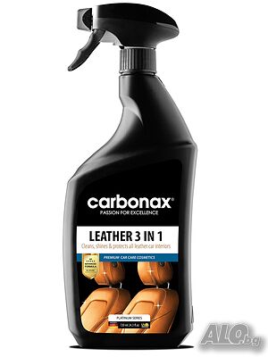 Спрей за почистване и подхранване на кожени салони - Carbonax