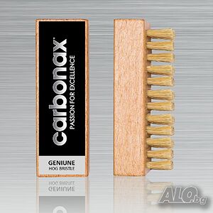 Четка за почистване на кожен салон Carbonax с естествен косъм