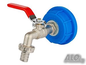 Капачка с метален кран за туба бидон ibc контейнер 1/2“ ф51mm Carmotion