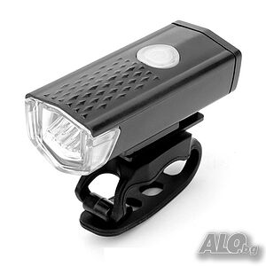 LED фар за велосипед - USB зареждане и 360° въртене
