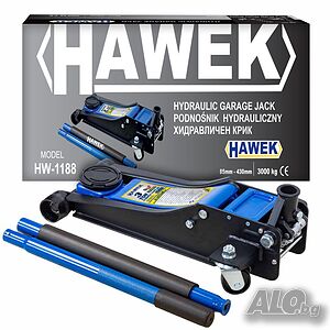 Нископрофилен крик крокодил Hawek 3 тона 85-430 мм