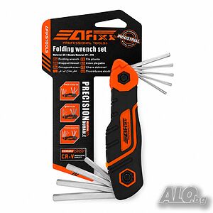 Сгъваем комплект звездогаечни ключове тип Torx