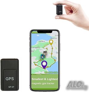 Мини GPS тракер с магнит, SIM карта и TF карта