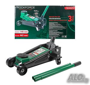 Хидравличен крик тип „крокодил“ RockForce - 3т. 145-465 мм.