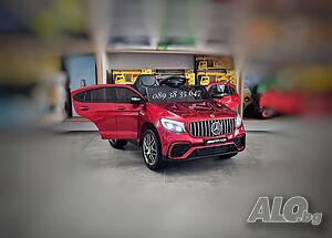 ТОП ЦЕНА! НОВО! Акумулаторна кола Mercedes GLC с 12Vбатерия, меки гуми,USB