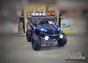 ТОП ЦЕНА! НОВО! Акумулаторно бъги/UTV Jakarta BLUE 4x4 с 12V батерия,USB