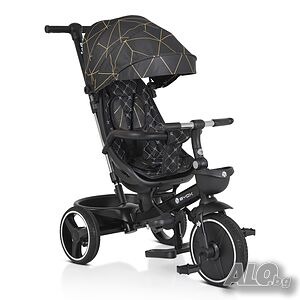 ТОП ЦЕНА! НОВО! Детска триколка BYOX Fusion с наклон на облегалката, въртяща се на 360 седалка
