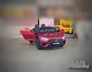 ПРОМО ЦЕНА ДО 18.05! НОВО! Акумулаторна кола Mercedes SL63 AMG с 12Vбатерия,EVA гуми, металик