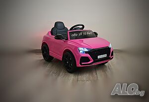 ТОП ЦЕНА! НОВО! Акумулаторен джип Audi RSQ8 с 12V,EVA гуми, дистанционно