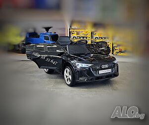ТОП ЦЕНА! НОВО! Акумулаторен джип Audi Sportback с 12V, меки гуми, МЕТАЛИК