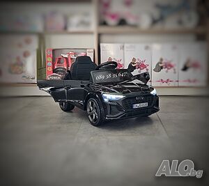 ПРОМОЦИЯ ДО 30.04! НОВО! Акумулаторен джип Audi SQ8 BLACK с 12V батерия,EVA гуми