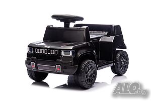 ТОП ЦЕНА! НОВО! Акумулаторна кола Jeep Recon Black с 6 V батерия, кожена седалка,Bluetooth