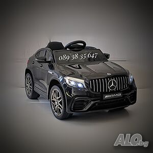 ТОП ЦЕНА! НОВО! Акумулаторен джип MERCEDES GLC с 12Vбатерия, МЕКИ гуми
