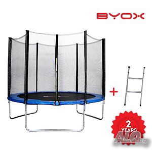 ТОП ЦЕНА! НОВО! Батут 304cm (10ft) с външна мрежа Byox до 150 кг
