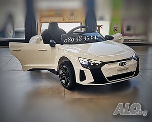 НОВО! Акумулаторна кола AUDI E-ton с 12Vбатерия, кожена седалка,EVA гуми