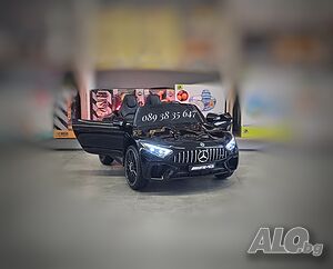 ТОП ЦЕНА! НОВО! Акумулаторна кола Mercedes SL63 AMG с 12Vбатерия,EVA гуми, металик