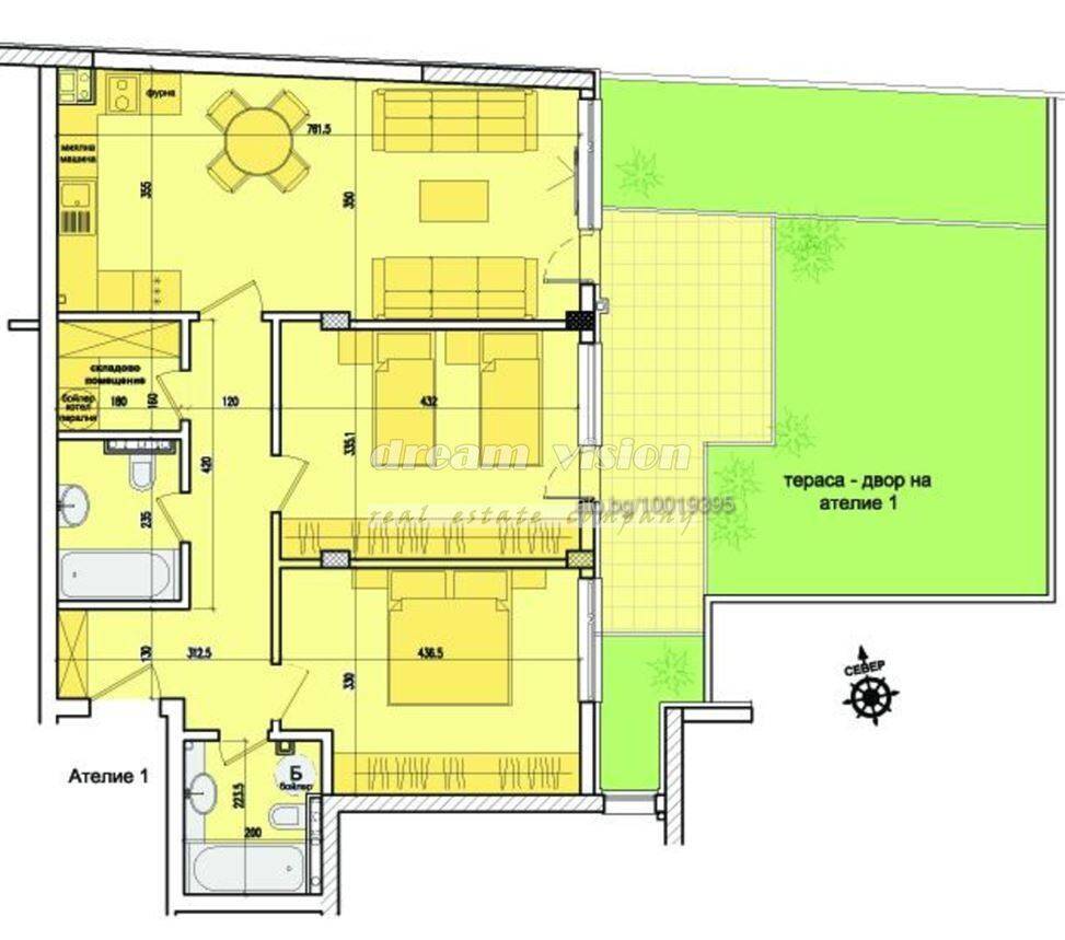 Тристаен апартамент 150 кв.м Тухла 2025 г. 1 етаж Партер