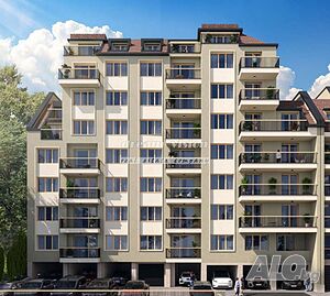 Двустаен апартамент 63 кв.м Тухла 2027 г. 4 етаж Непоследен