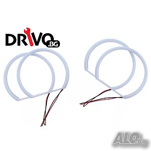 Гаранция! Мощни Cotton LED Angel Eyes за BMW E46