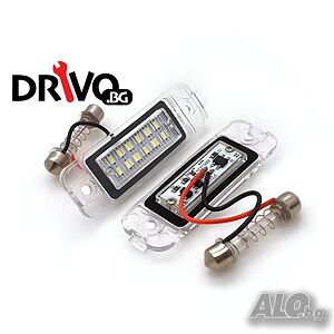 Гаранция! LED Плафони за Заден Номер на Mercedes W163 W164 X164 W251