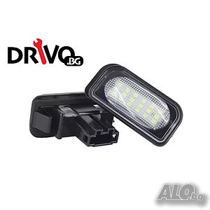 ГАРАНЦИЯ! Нови LED Плафони за Заден Номер на Mercedes W203 W209 R230