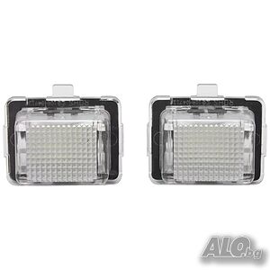 !! НОВИ!! LED Плафони за Заден Номер за MERCEDES W204 W221 W212 и други