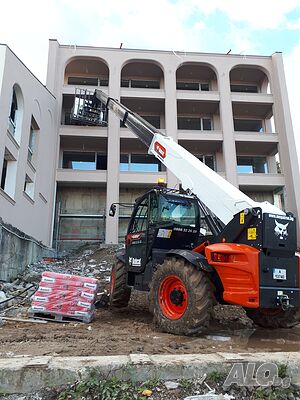 Строително монтажни работи с телескопичен товарач 18м, 4 тона
