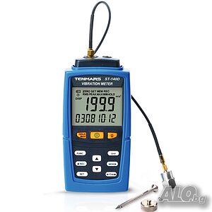 Виброметър с голям обхват 10Hz-5KHZ, 1 сензор, запис на данни