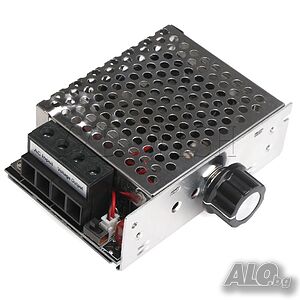 Фазов регулатор на мощност до 10KW, 220V, Димер, Регулатор на обороти