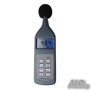 Професионален децибелометър 30-130 dB с USB и CD софтуер