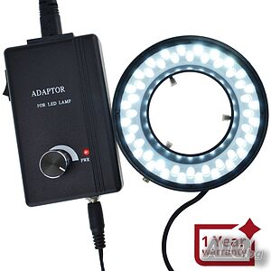 LED лампа с 48 крушки за микроскопи и камери (60 мм максимален диаметър)
