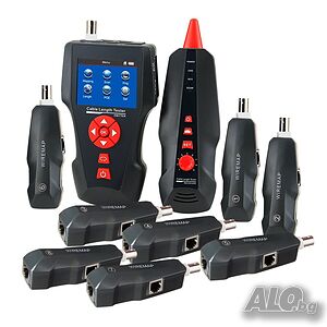 Кабел тестер за мрежови, телефонни, RJ45, RJ11, BNC кабели