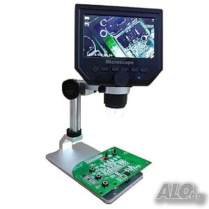 Дигитален микроскоп 600х с 4.3 инча HD LCD дисплей