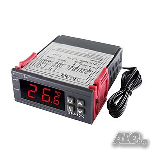 Температурен контролер, термостат с 1 сензор, терморегулатор на 220V 10A