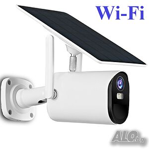 Соларна WIFI безжична управляема HD камера с голяма батерия