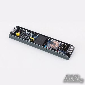 Захранване за LED лента 12VDC, 200W, 16.6A, Метален тънък корпус
