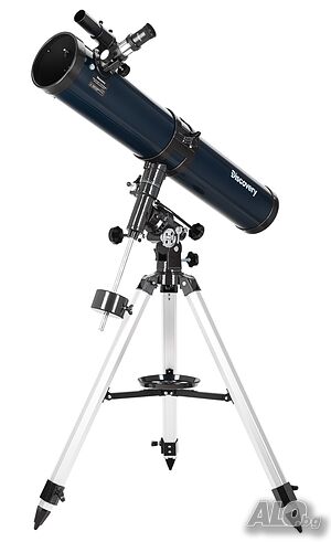Телескоп Discovery Spark 114 EQ с книга
