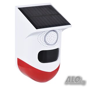 Външна соларна WI-FI аларма 120dB и връзка към телефон