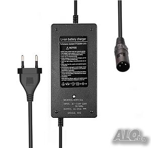 Liitokala зарядно за електрическо колело, мотор, тротинетка 48V(54.6V) 3A 13S